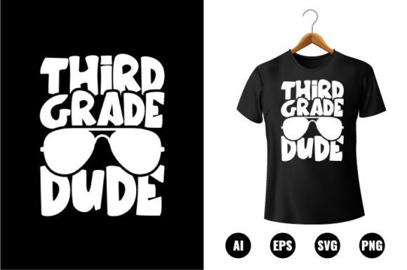 3rd Grade Dude T-shirt Design: Graphics for Real Publishing
