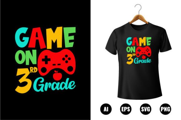 3rd Grade Game Graphics & T-Shirt Designs