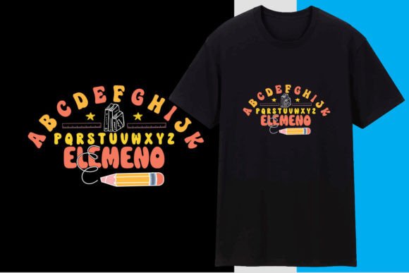 ABCDEFGH Elemeno T Shirt Design