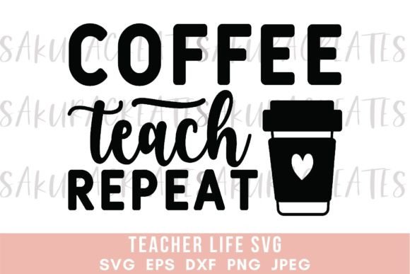 Teacher Funny Coffee Quote School Cute