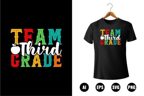 Team 3rd Grade Graphics & T-Shirt Designs